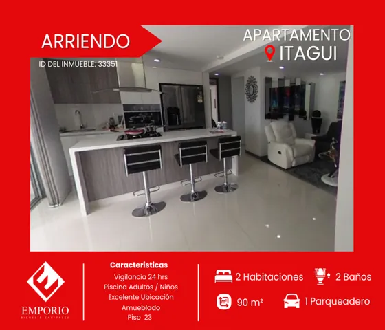 Arriendo Apartamento Amueblado En Itagui