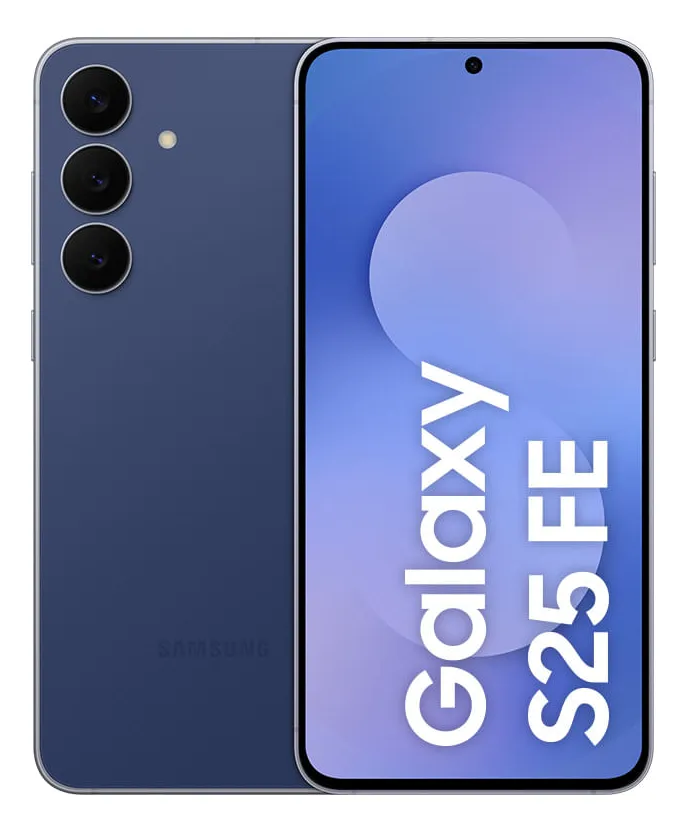Celular Samsung Galaxy S25 Fe 5g, 128gb, 8gb Ram, Câmera Tripla De 50+12+8, Tela Grande De 6.7 Azul Marinho