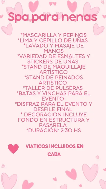 Spa De Nenas Infantil Maquillaje Peinados Evento Cumpleaños 