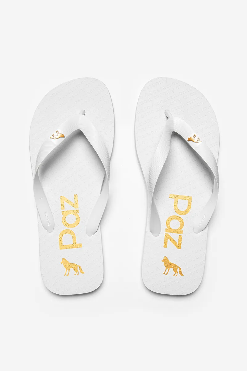 Chinelo Acostamento Masc Celebration Branco