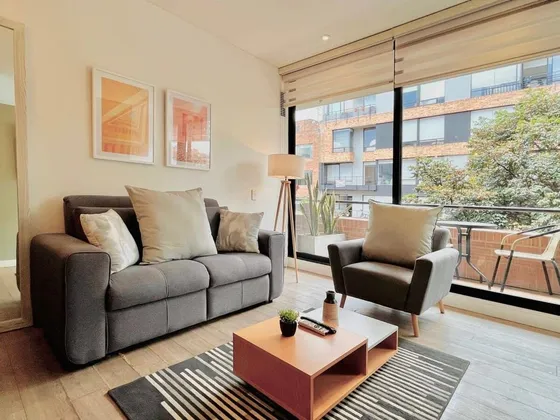 Acogedor Apartamento Amoblado En  El Virrey