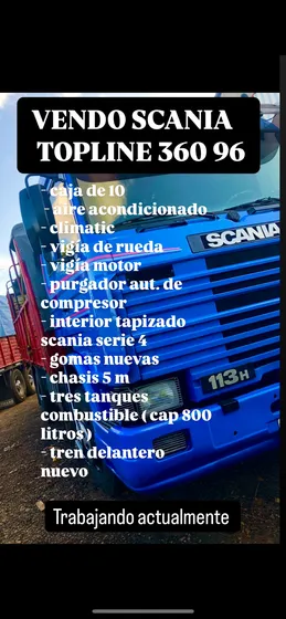 Scania 113h Topline