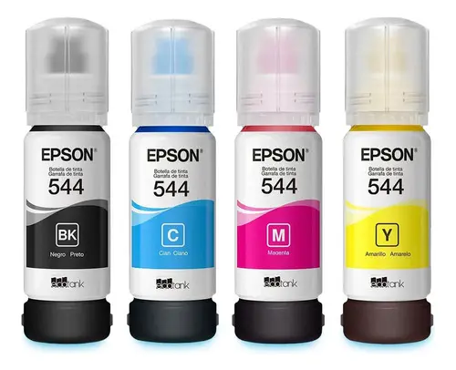 Impressora Ecotank Epson L3250 + Refil Tinta T544 (eps01) Cor Preta 127/220v