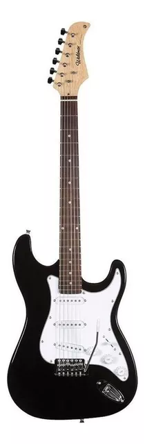 Guitarra elétrica Waldman Street ST-111 de madeira maciça black com  diapasão de pau-rosa