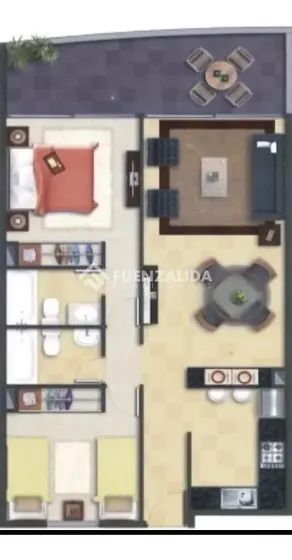 Departamento En Venta De 2 Dorm. En Papudo