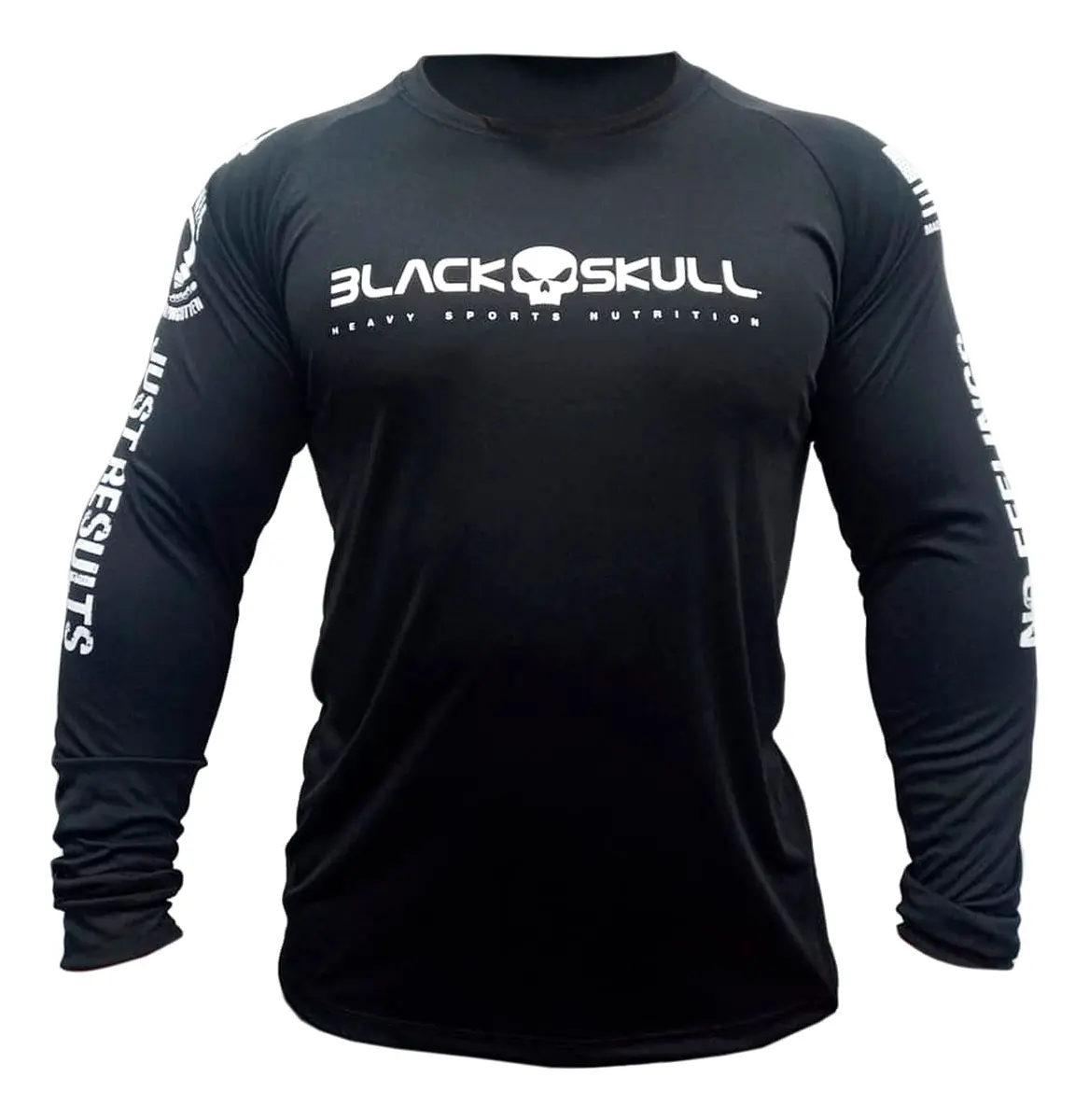 Camiseta Dry Fit Soldado Bope Manga Longa Black Skull — imagem 2