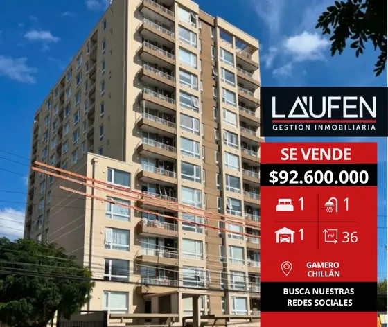 Se Vende Departamento Nuevo En Centro De Chillán