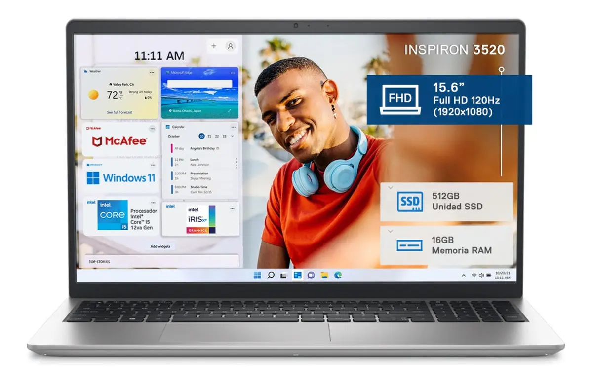 Laptop DELL Inspiron 3250 Intel Core i5 1235U 16GB RAM 512GB SSD 15.6