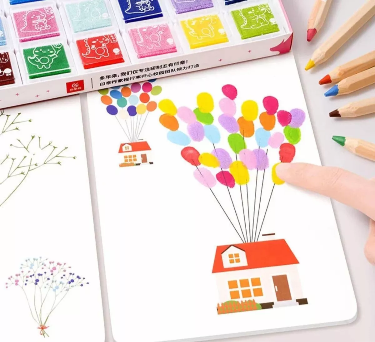 Set Pintura Arte Para Niños Kit Para Pintar 30 Páginas 12 Fu