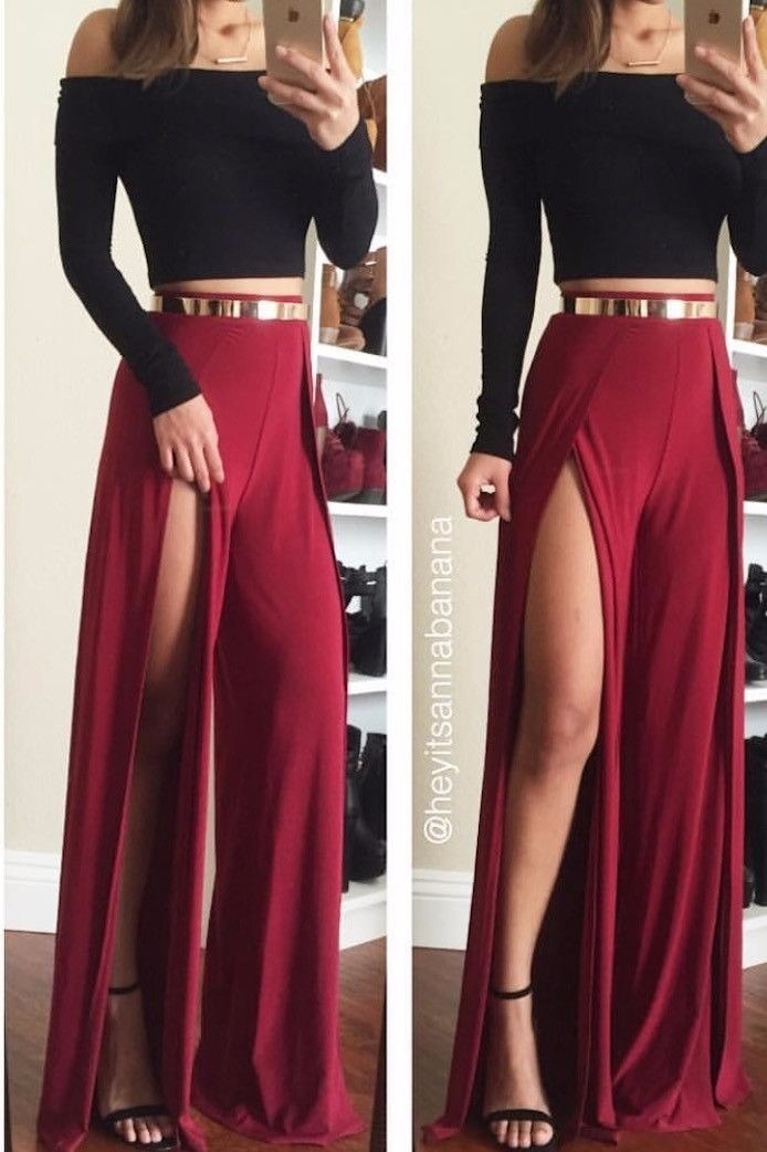 Conjuntos De Moda Pantalon De Vestir Crop Top 2018 Damas Mercado Libre