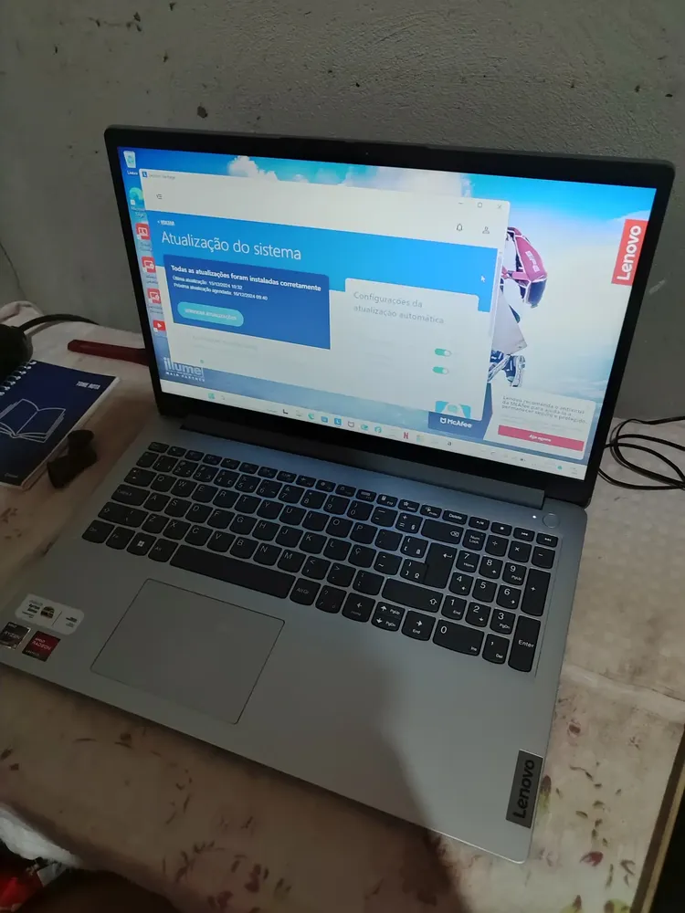 Notebook Lenovo Ideapad 1 Amd Ryzen 5 8gb 512gb Ssd Linux