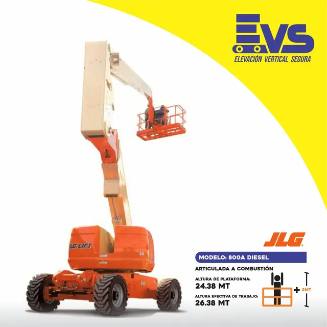 Alquiler Elevador De Personal Telescopico 26 Mt Manlif Genie
