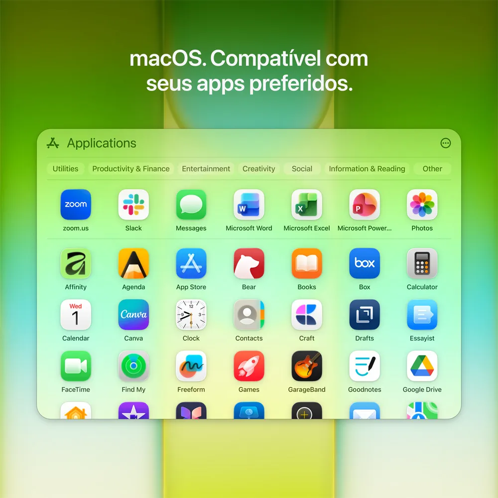 Macbook Neo De 13 Polegadas: Chip A18 Pro, Cpu De 6 núcleos, Gpu De 5 núcleos, 256gb - Amarelo-cítrico - Distribuidor Autorizado