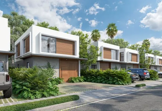 Residencial Cerrado De Elegantes Villas En Bavaro Punta Cana Tipo O Con Piscina