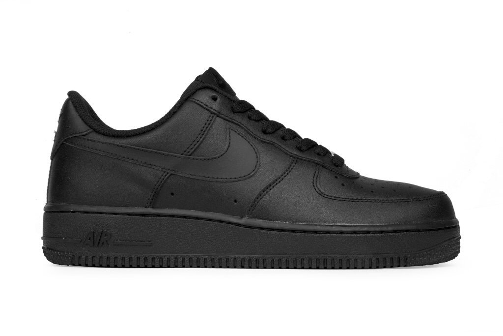 Zapatillas Nike Air Force Low 1 One Negras / Sneakerbox Mercado Libre