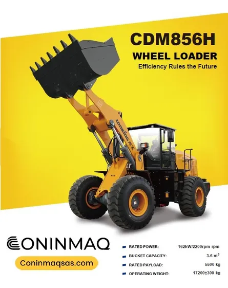 Cargador Frontal Lonking Cdm856 3.6mt3