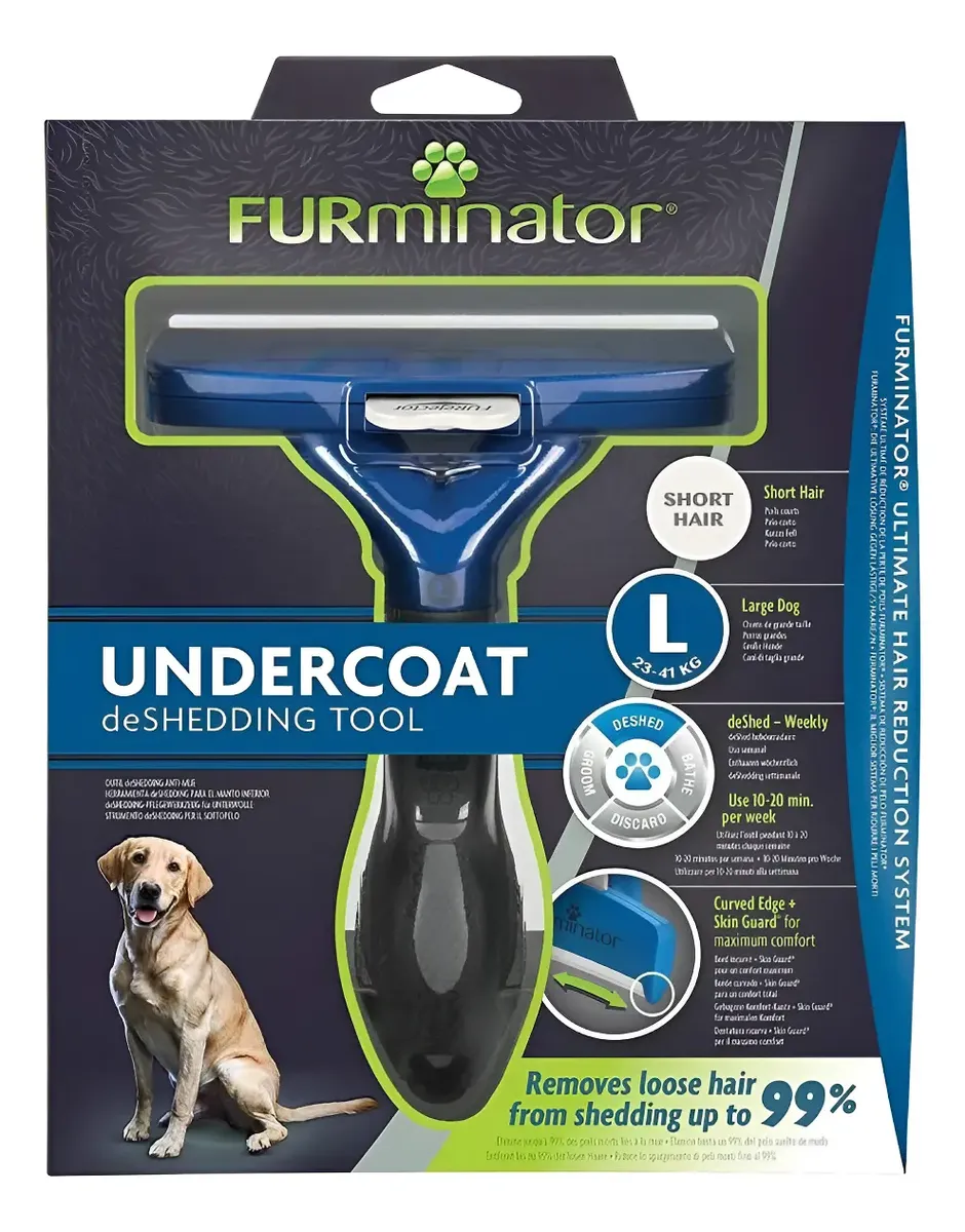 Rasqueadeira Furminator Para Cães Grandes + Brinde