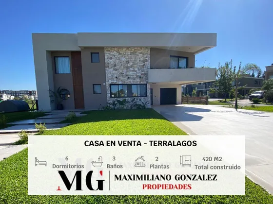 Casa En  Venta, 7 Ambientes - Terralagos, Canning
