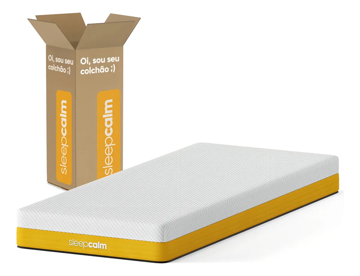 Colchão SleepCalm Elemental Solteiro 88x188 | Na Caixa