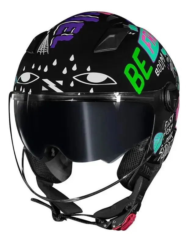 Capacete Norisk Orion Sv Free Preto E Roxo — foto 7