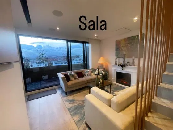 Apartamento En Santa Paula, Septimo Piso, Gran Vista, Duplex, 3 Habitaciones