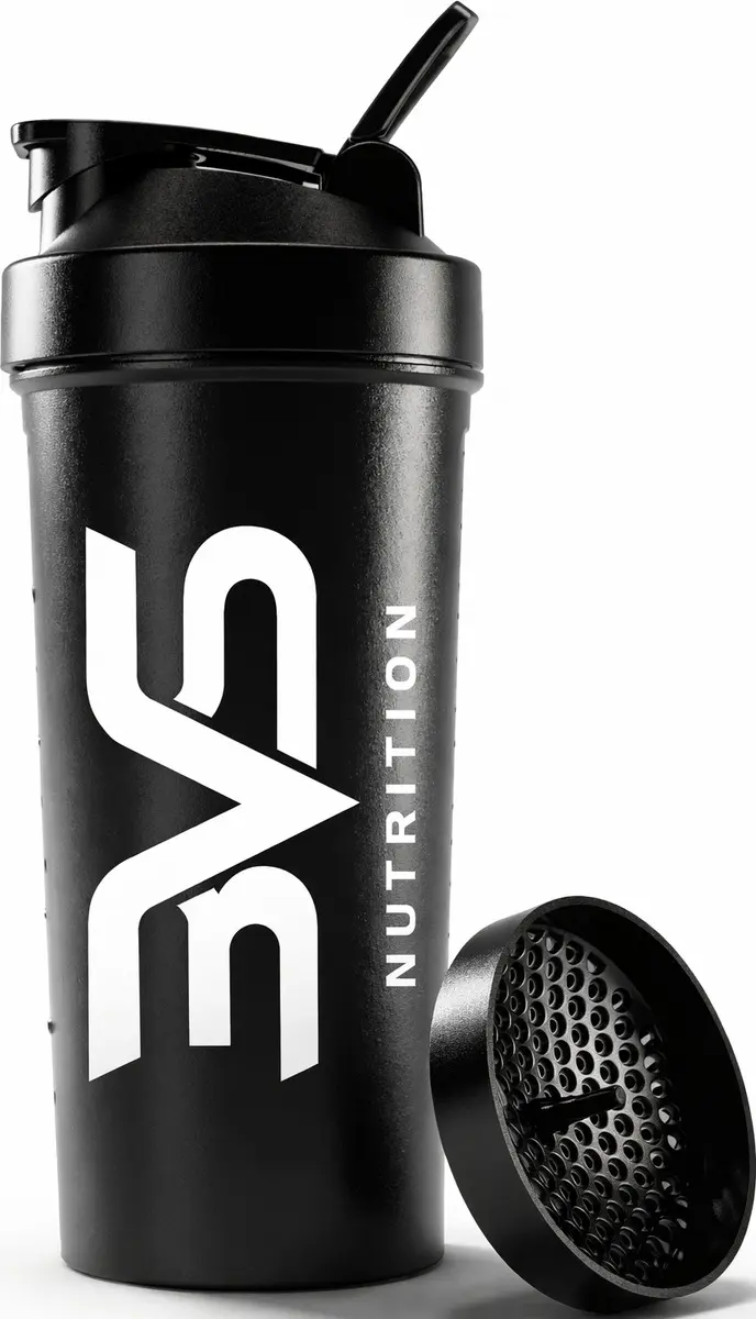COQUETELEIRA / SHAKER Preta - Academia 600ml - 3VS Nutrition