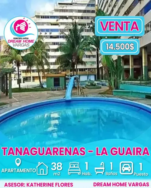 Apartamento En Venta  Tanaguarenas Res. El Caribe  La Guaira 