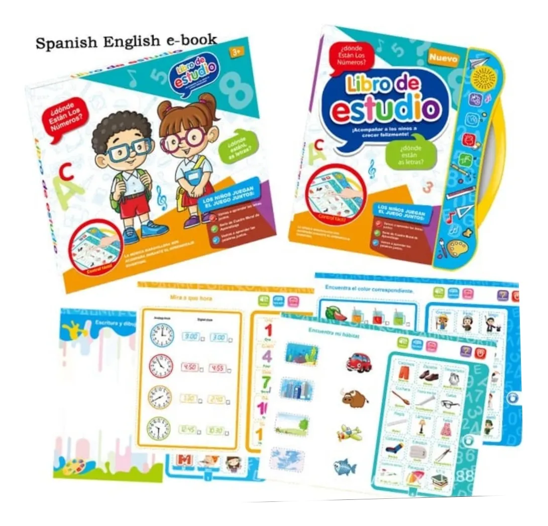 Libro Infantil Electrónico Interactivo De Aprendizaje