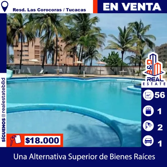 Apartamento En Venta  Res. Turísticas Las Corocoras/ Tucacas  