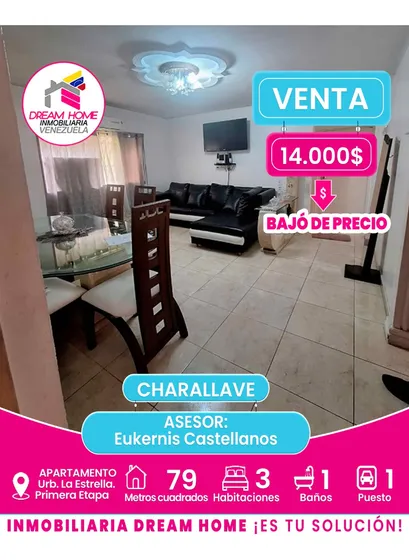 Apartamento En Venta  Urb. La Estrella. Primera Etapa   Charallave 