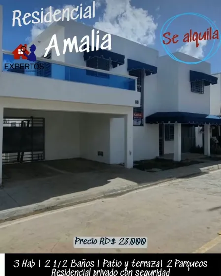 Casa En Alquiler,  Residencial Cerrado 