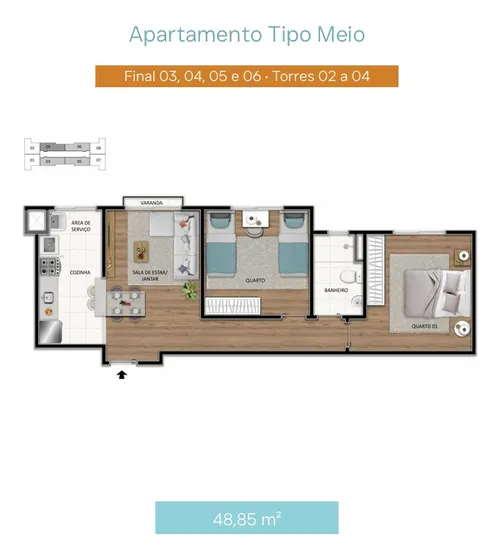 Apartamento De 2 Quartos Com Sacada E Lazer Completo Em Nova Lima.