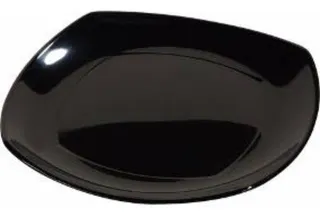 Vajilla negra cuadrada crisa deals