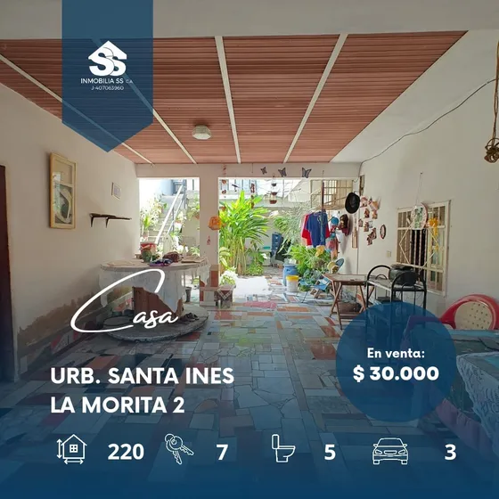 Casa En Venta - Para Inversion Y Remodelar - Anexos Incluidos - Urb. La Morita 2 - Santa Ines