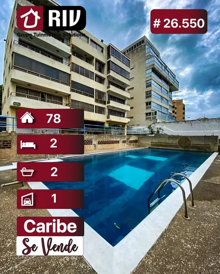 Venta -  Cómodo Apartamento En El Caribe. Estado La Guaira.