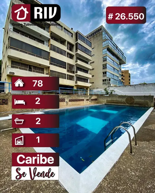 Venta -  Cómodo Apartamento En El Caribe. Estado La Guaira.