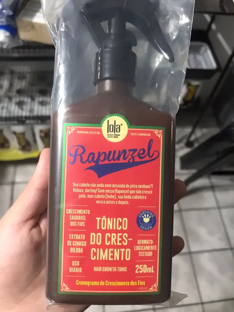 Tônico Capilar Rapunzel Para Crescimento E Queda de Cabelo Lola ...
