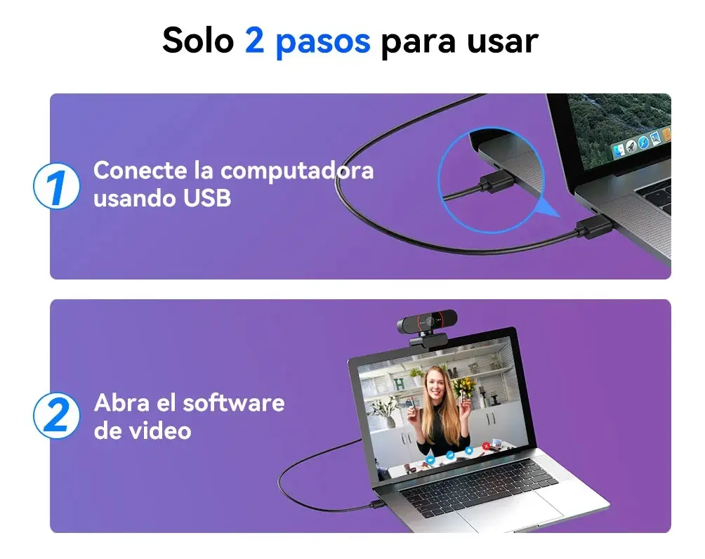 Emeet C960 4k Webcam 1080p 60fps Camera Para Pc Streaming Com Microfone Automático Kit Videoconferencia Preto