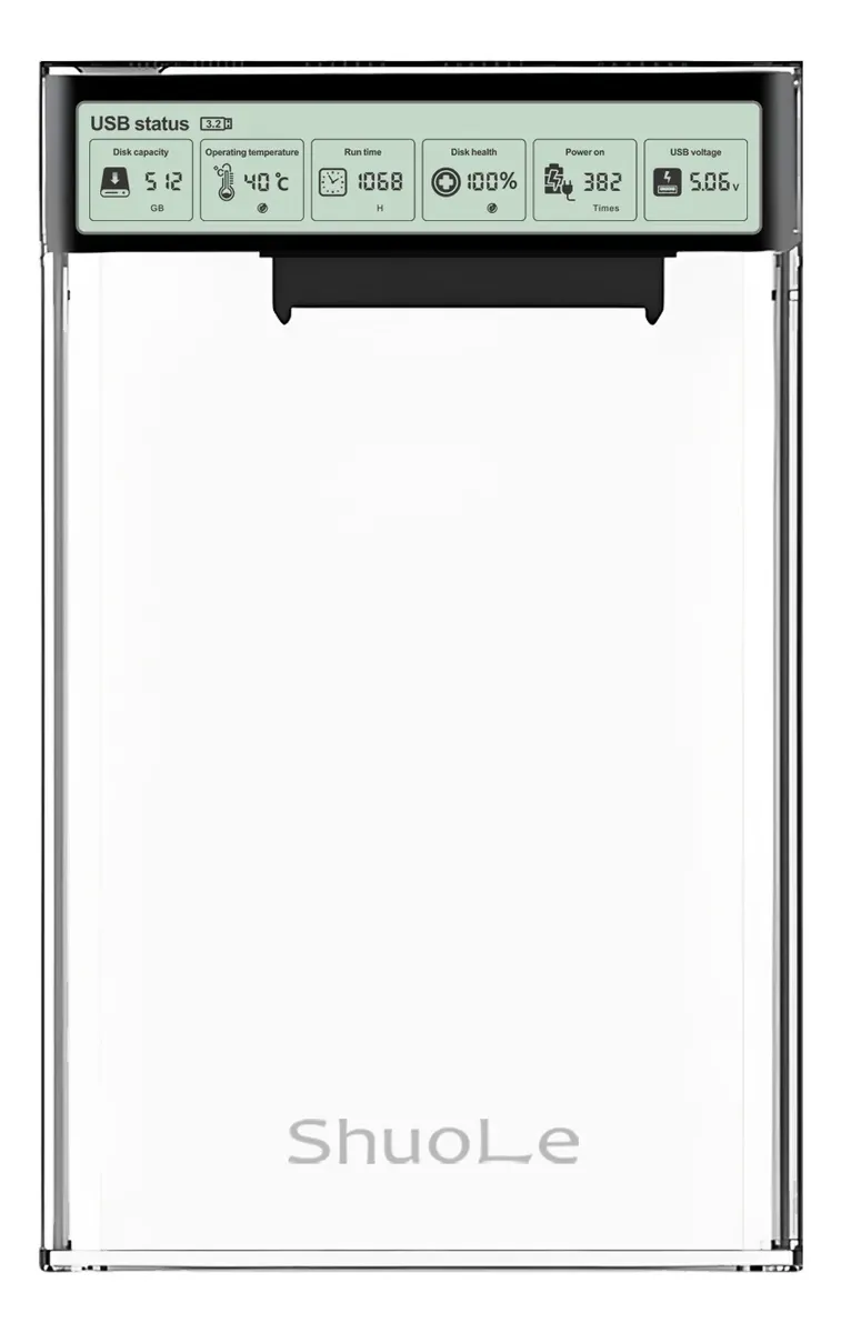 Case Hd Externo Sata 2.5 Tela Lcd 5 Gbps Pn U25ty36-pd