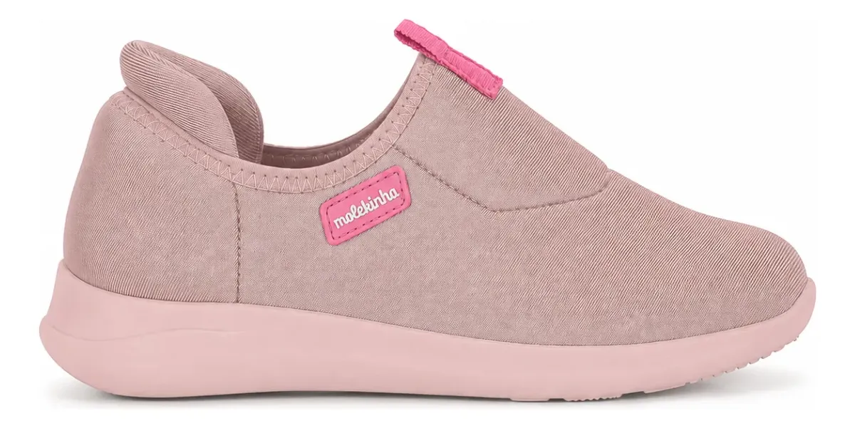 Tênis Infantil Menina Calce Fácil Casual Conforto Original