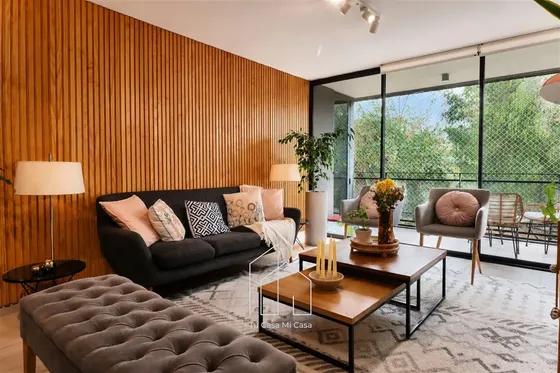 Moderno Departamento En Venta De 3 Dorm 2ba En Ñuñoa