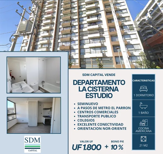 Departamento Estudio Seminuevo