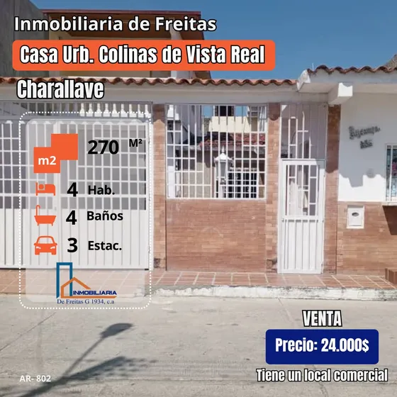 Casa En Charallave. Urbanizacion Colinas De Vista Real