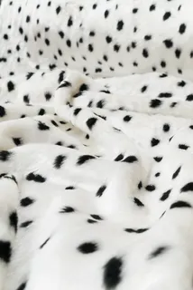Tela peluche dalmata clearance