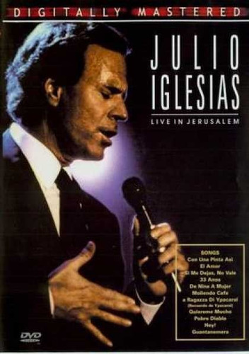 Dvd Julio Iglesias Live In Jerusalem