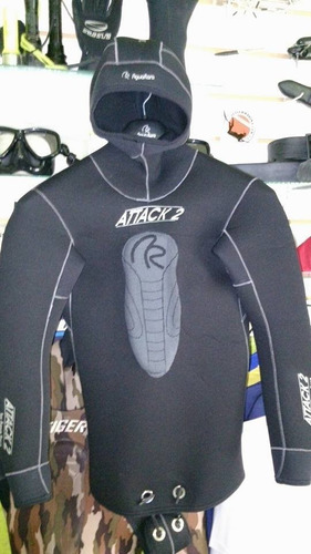 Traje De Neopreno 3 Y 5mm Buceo Y Cazasubmarina Attack2