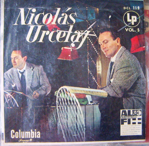 Bolero, Nicolas Urcelay, Vol.5, Lp 10´,( Las Tres Carabelas)