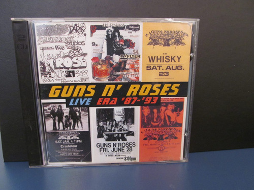 Guns N' Roses Live Era 87 93 2 Cds Excelente Estado
