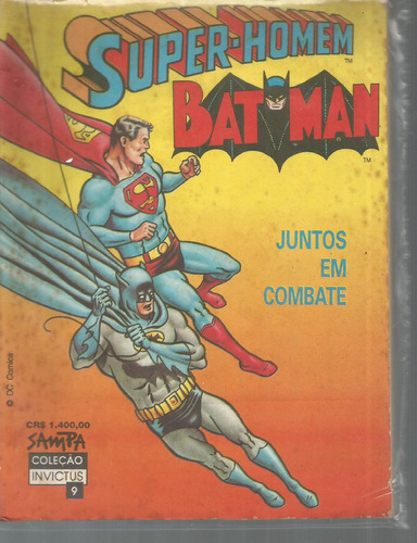 Super-homem Batman N° 09 - Colecao Invictus - Em Português - Editora Sampa - Formato 13 X 17 - Capa Mole - Bonellihq 9 Cx447 H23