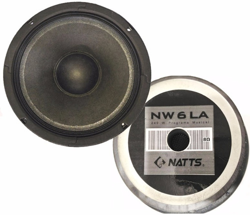 Woofer Natts 6 Polegadas 240w Nw6la Medio Grave 8 Ohms